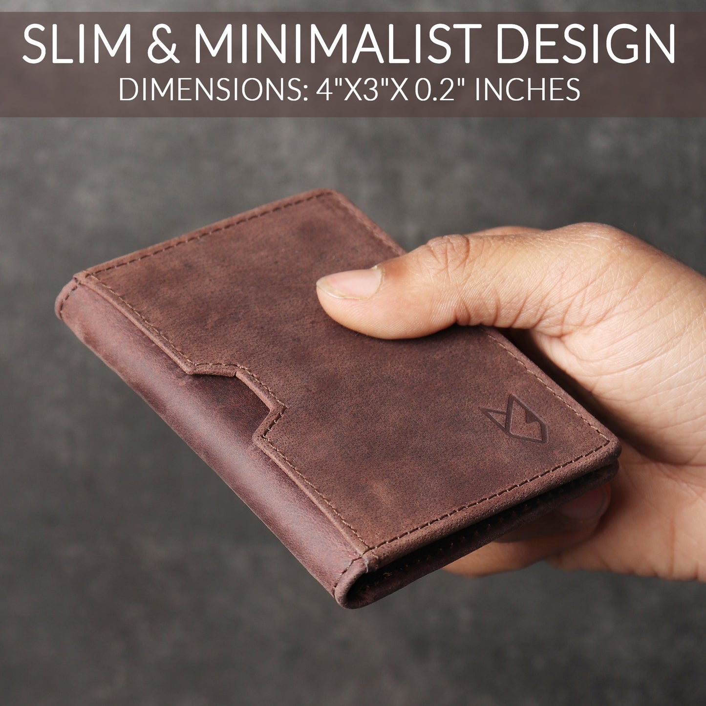 Front Pocket Leather Wallet