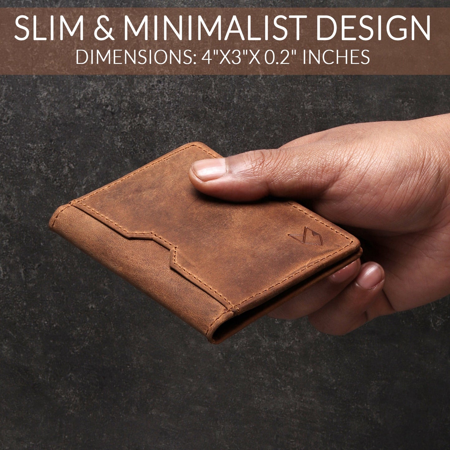 Front Pocket Leather Wallet