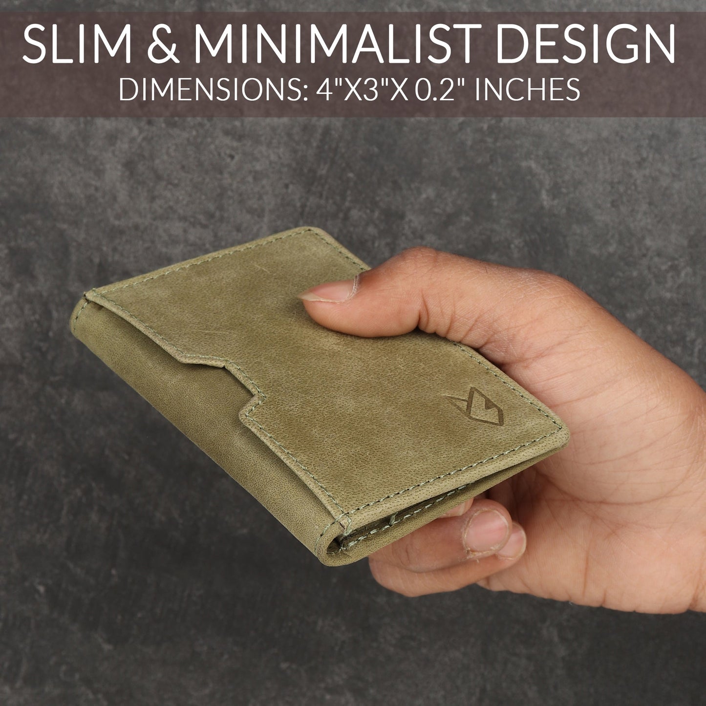 Front Pocket Leather Wallet