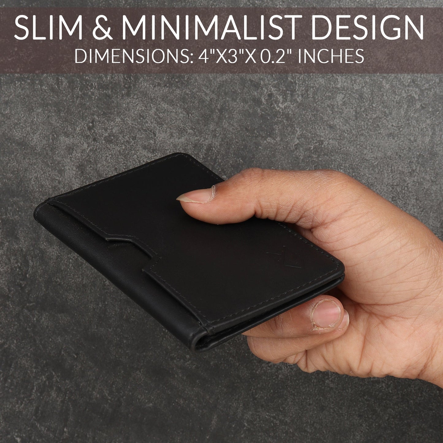 Front Pocket Leather Wallet