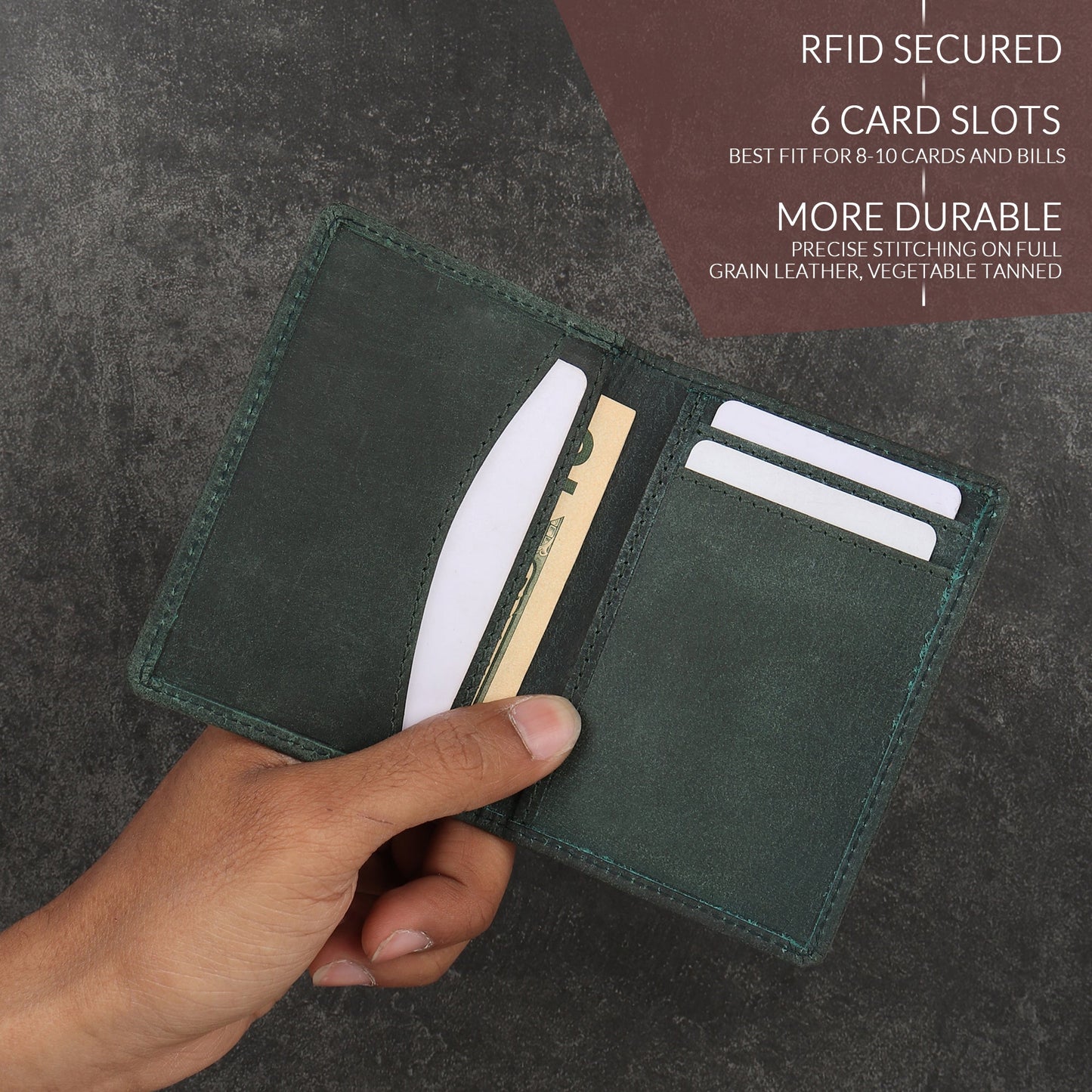 Front Pocket Leather Wallet