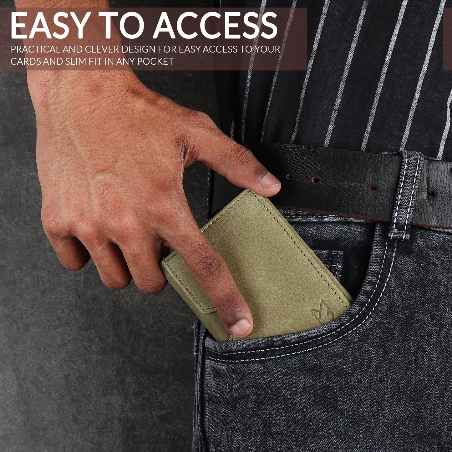 Front Pocket Leather Wallet