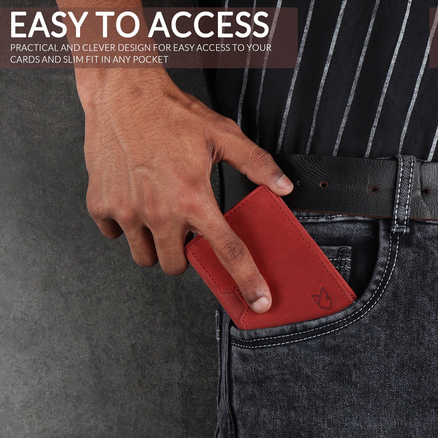 Front Pocket Leather Wallet