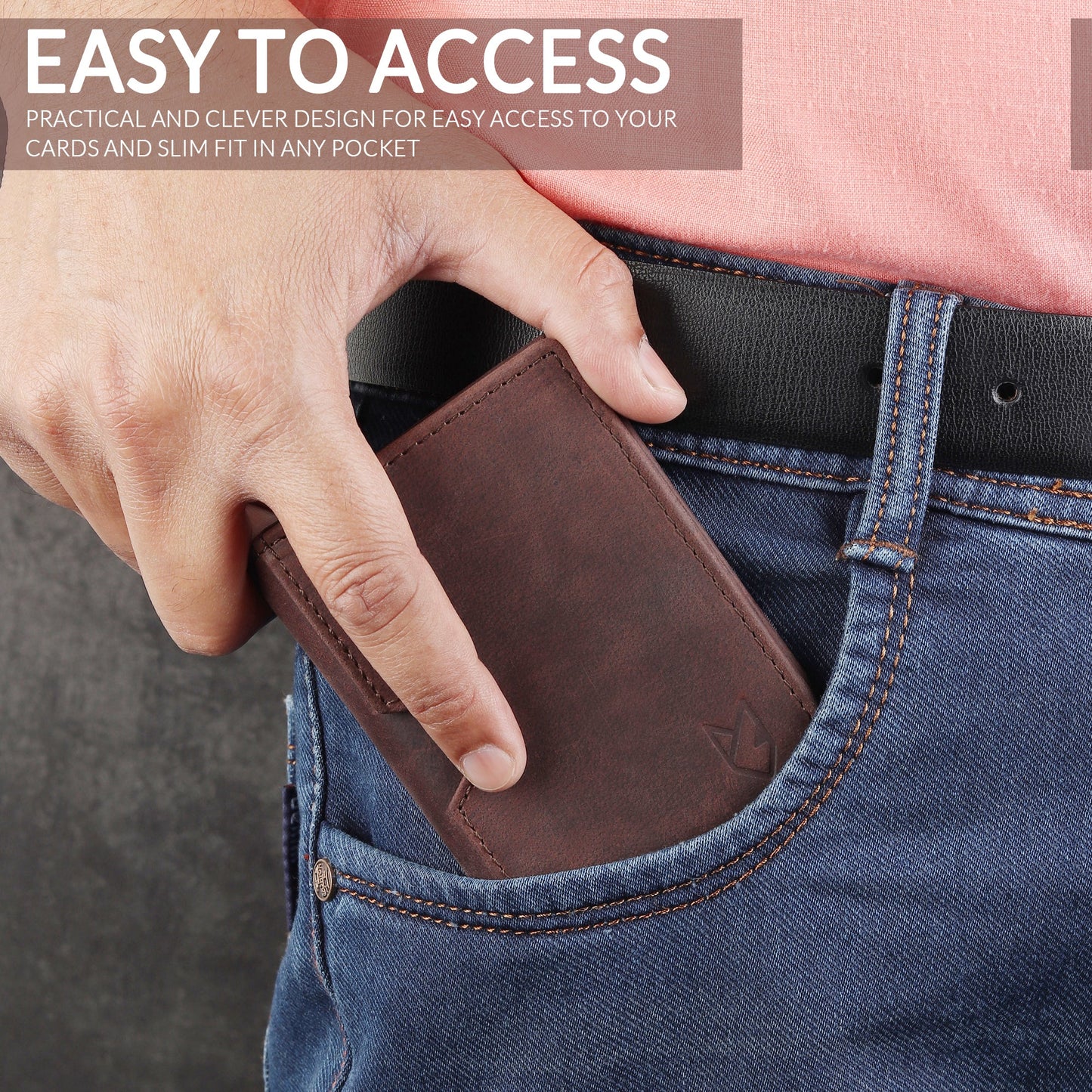 Front Pocket Leather Wallet