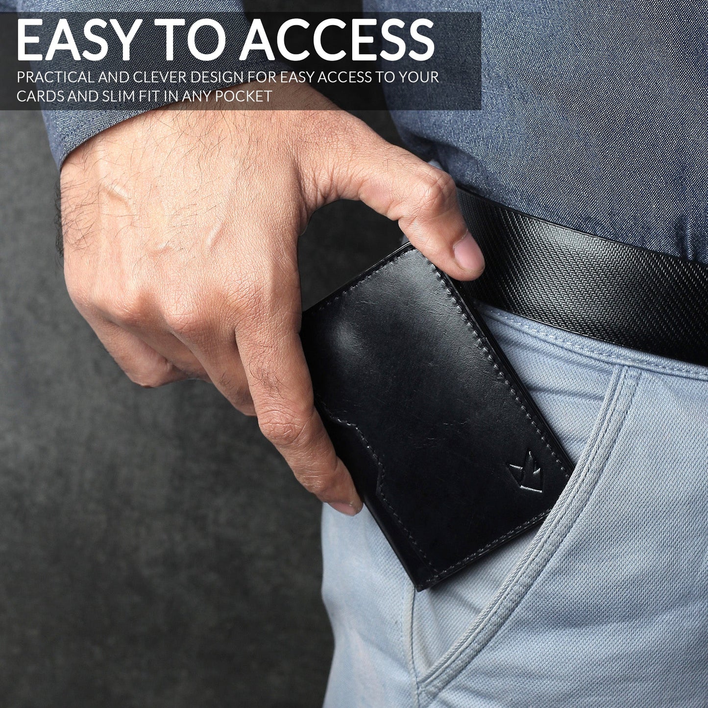 Front Pocket Leather Wallet