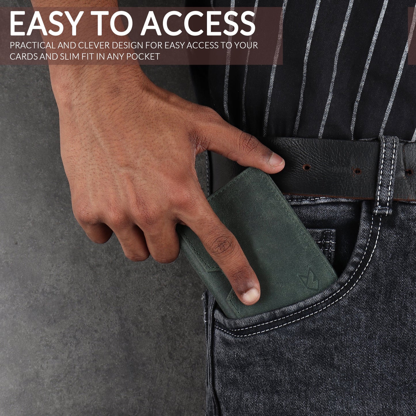 Front Pocket Leather Wallet