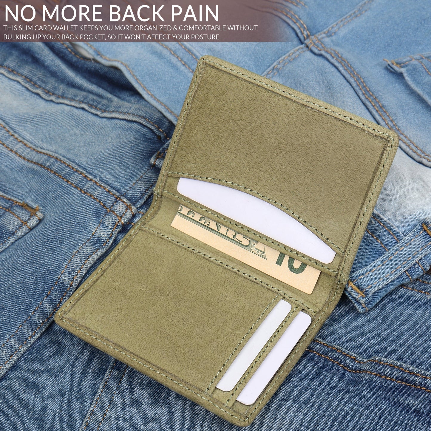Front Pocket Leather Wallet