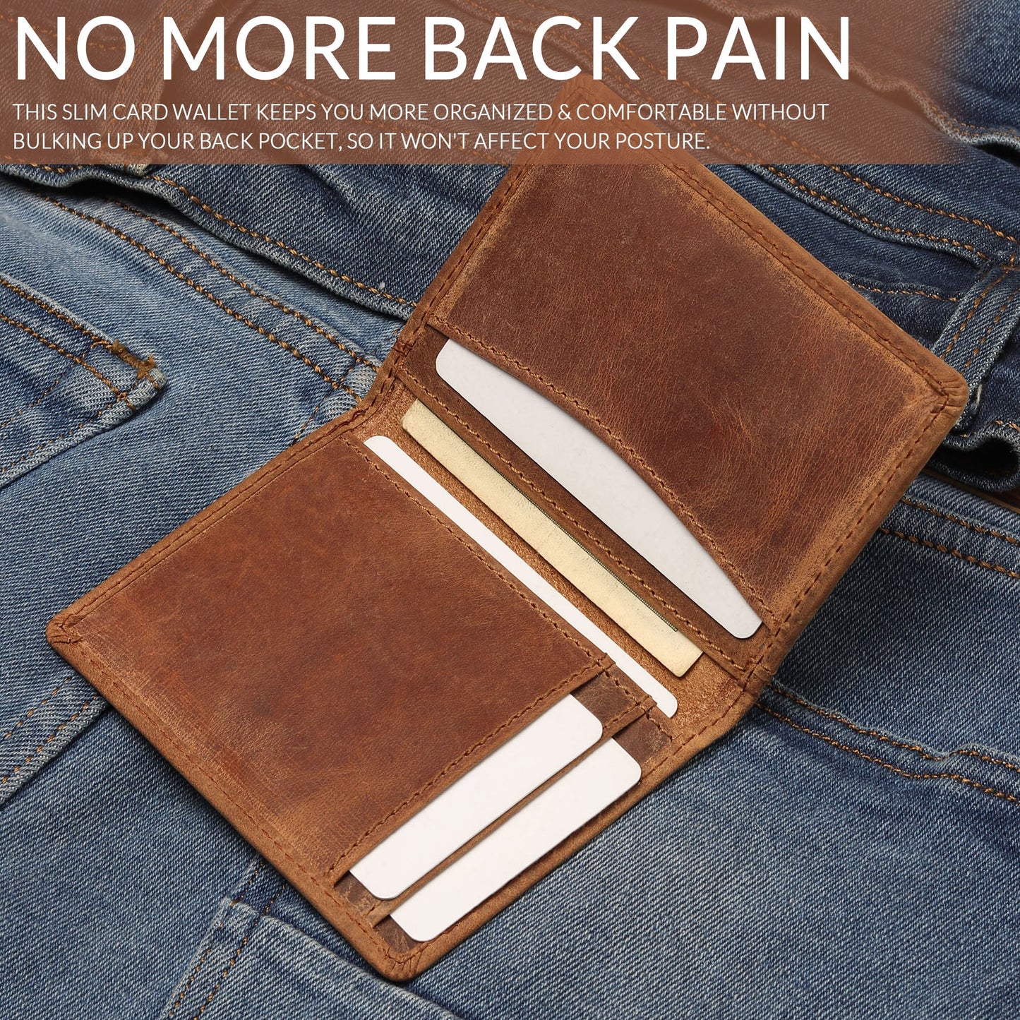 Front Pocket Leather Wallet