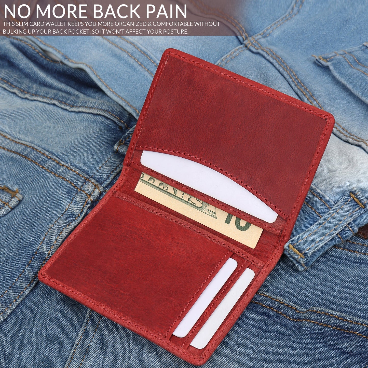 Front Pocket Leather Wallet