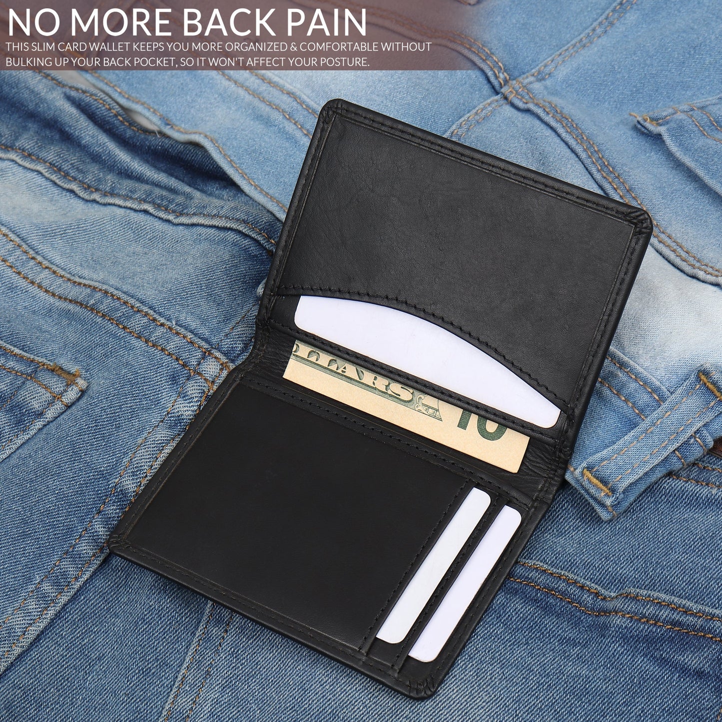 Front Pocket Leather Wallet