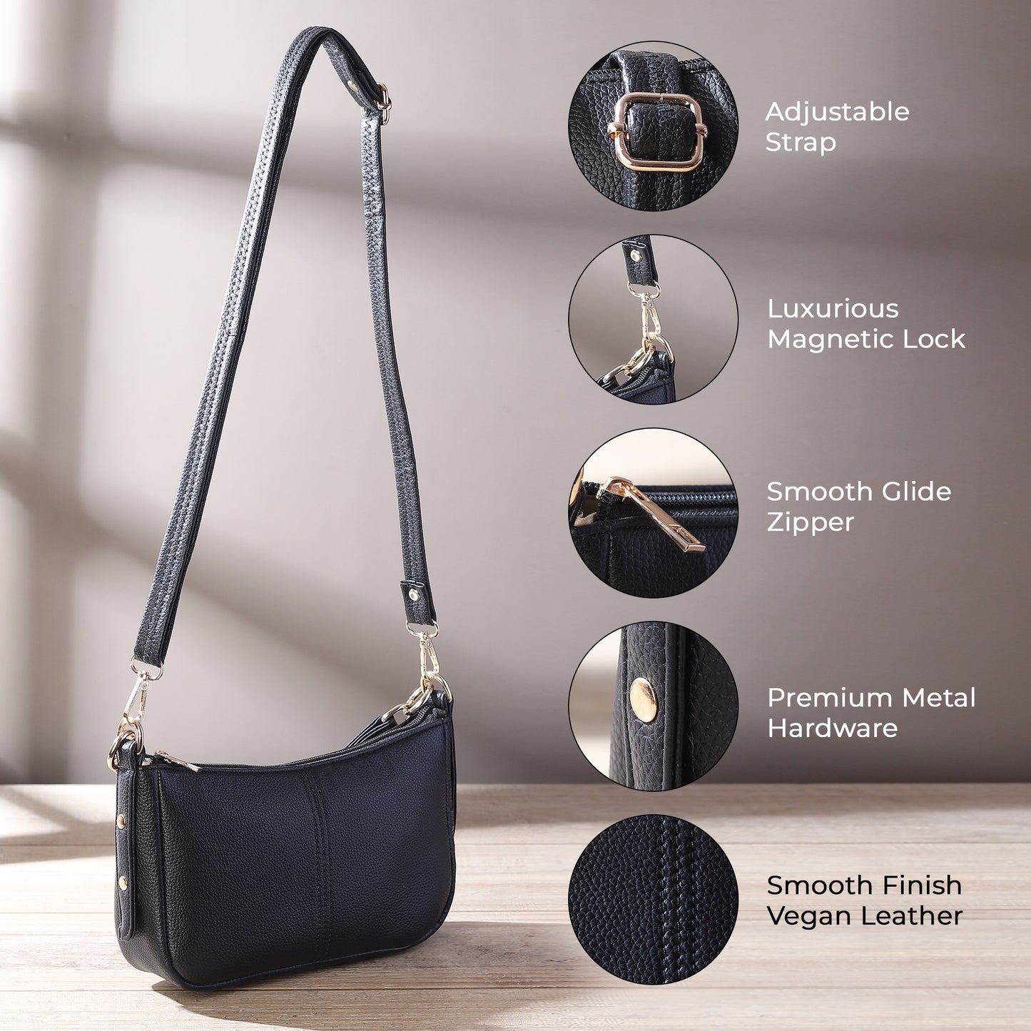 Baguette Bag with Long Sling