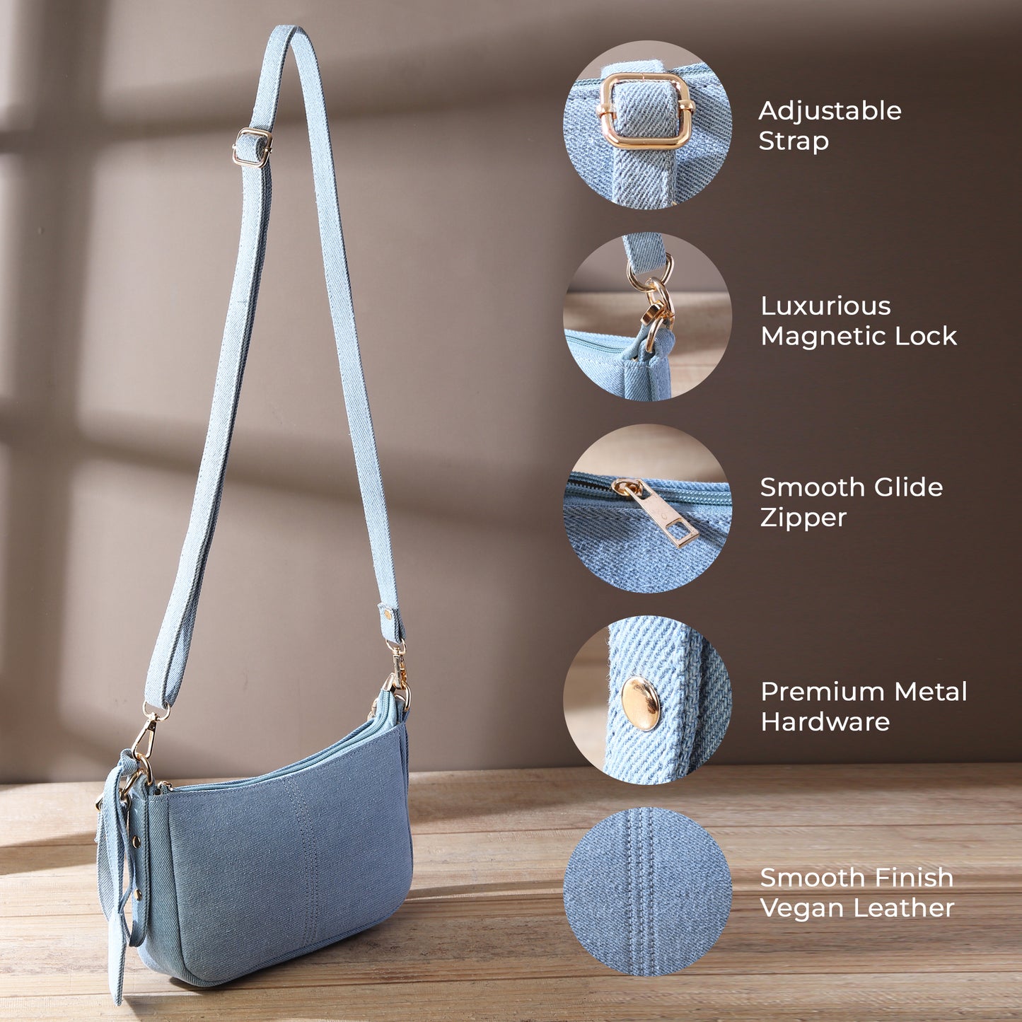 Baguette Bag with Long Sling