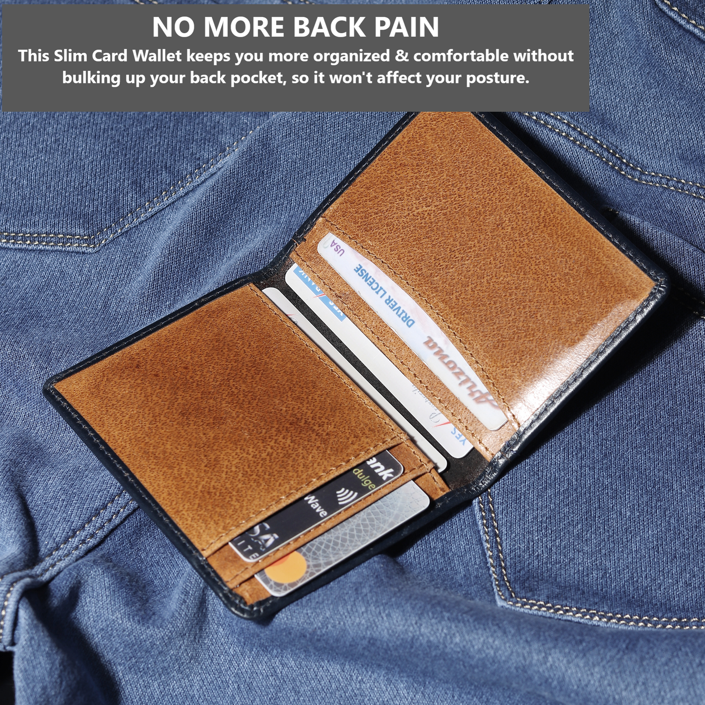 Front Pocket Leather Wallet