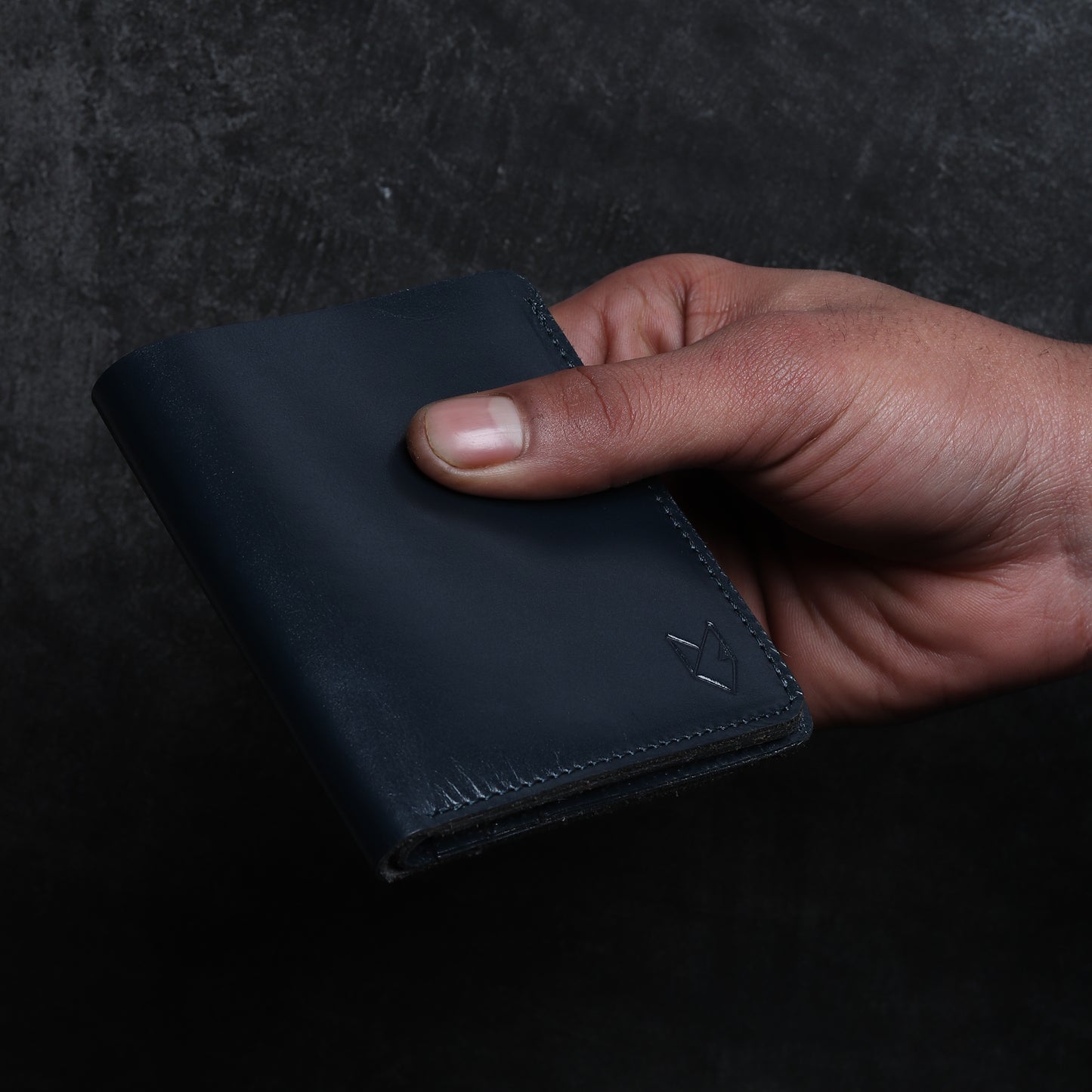 Bifold Dark Desert Wallet- Vegetable Tanned Leather