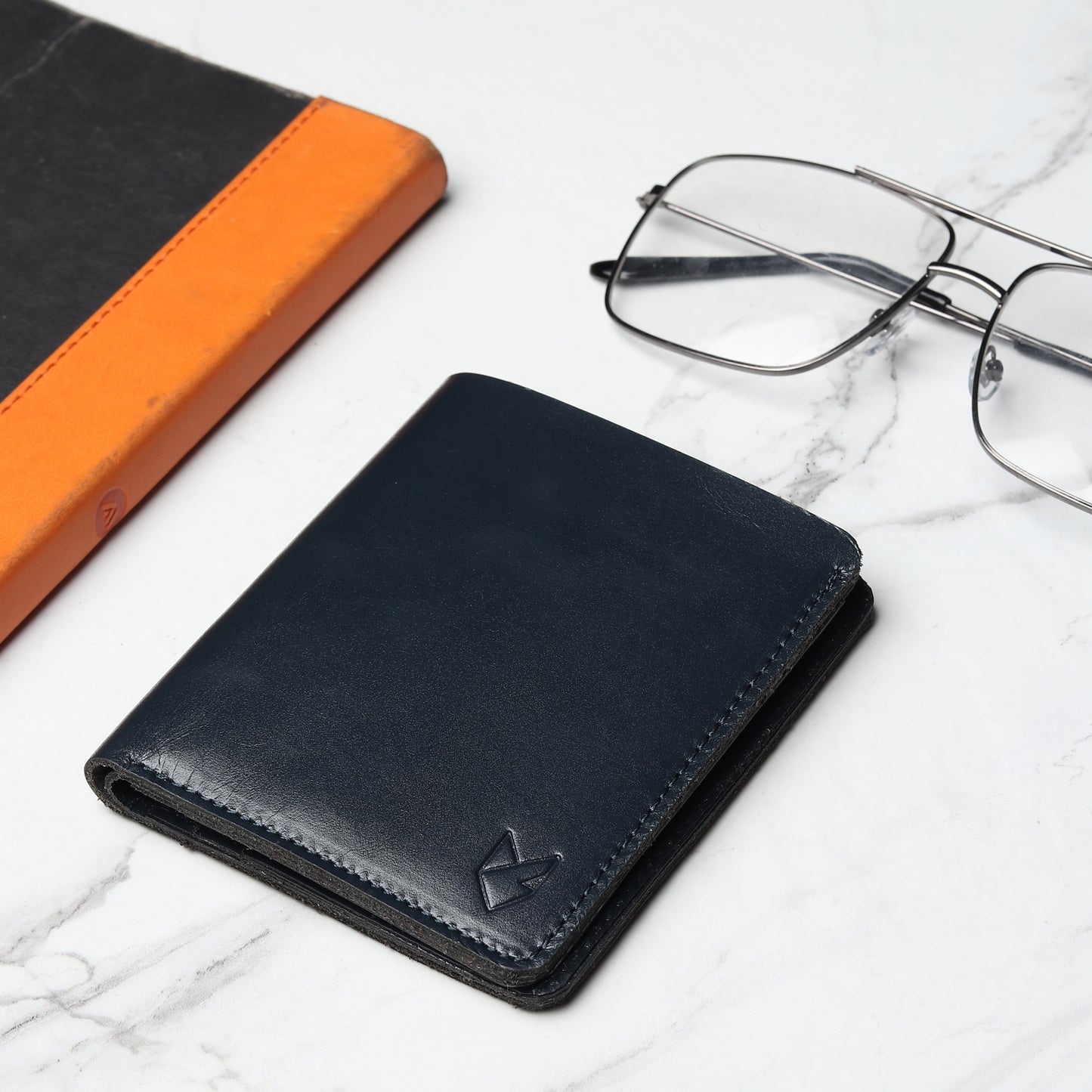 Bifold Dark Desert Wallet- Vegetable Tanned Leather