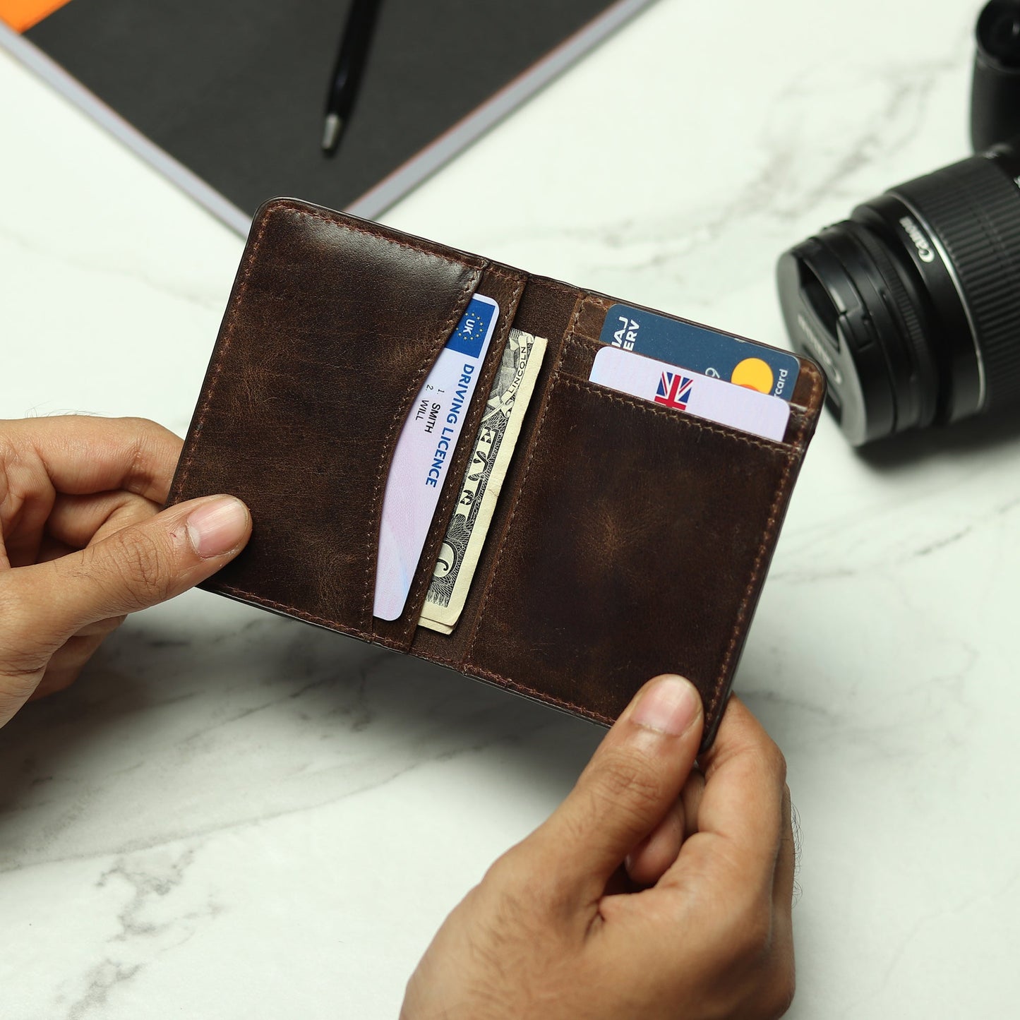 Front Pocket Leather Wallet