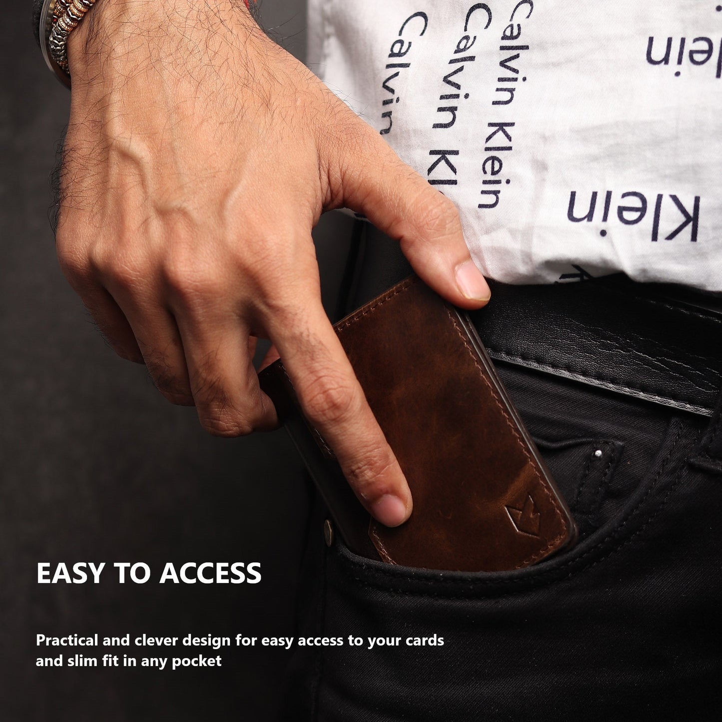 Front Pocket Leather Wallet