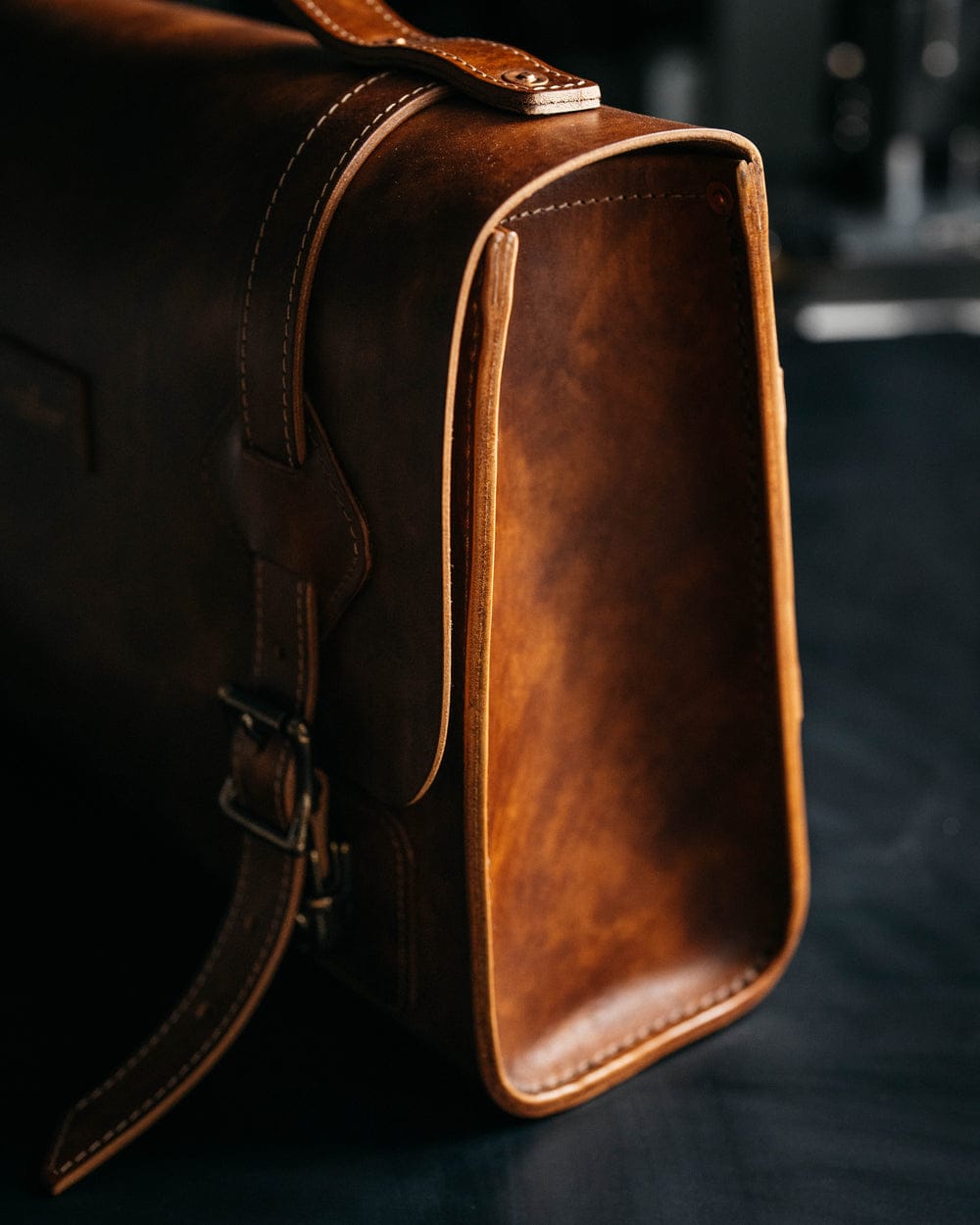 Satchel Commute Messenger Bag - Vegetable Tanned Leather