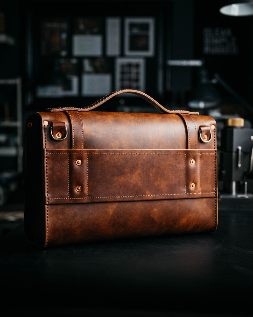 Satchel Commute Messenger Bag - Vegetable Tanned Leather