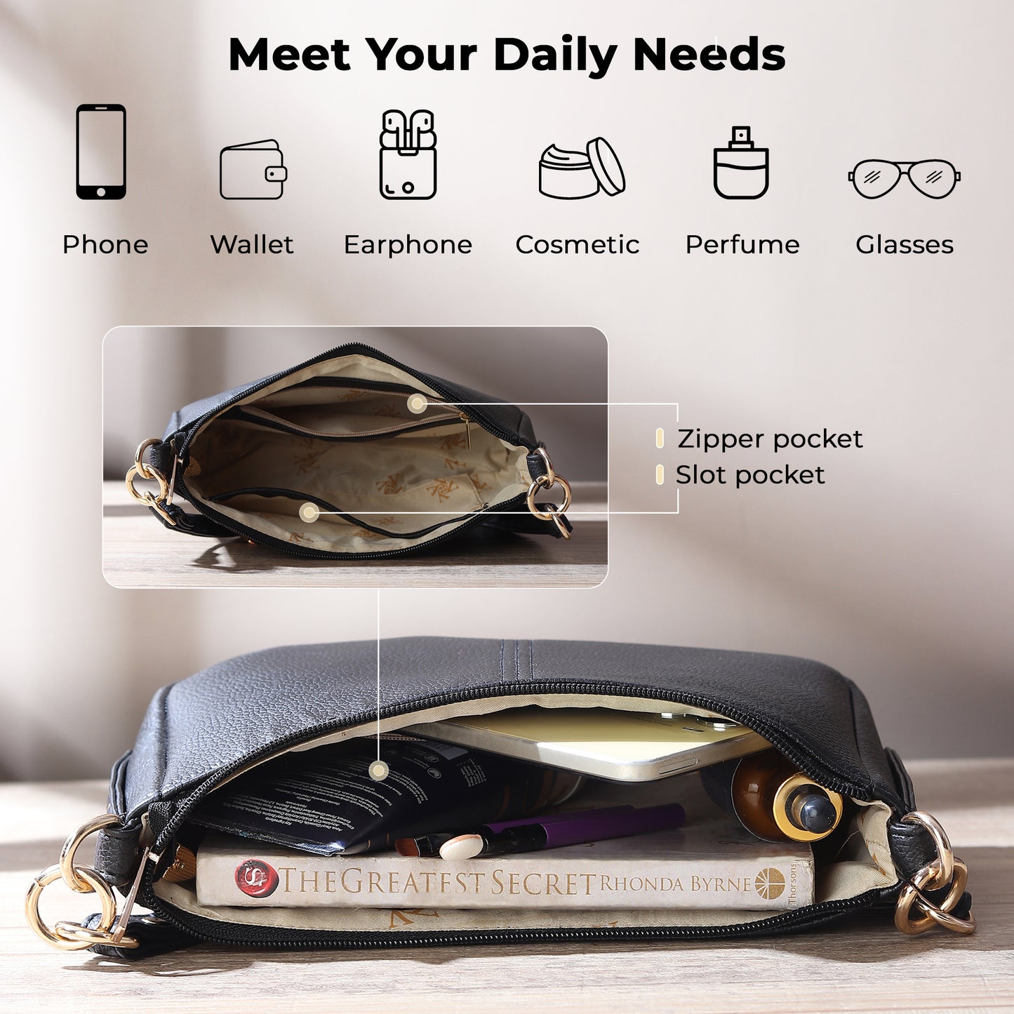 Baguette Bag with Long Sling