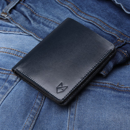 Bifold Dark Desert Wallet- Vegetable Tanned Leather