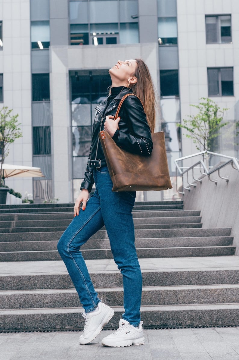 Women's Tote Bags - Forest Brown