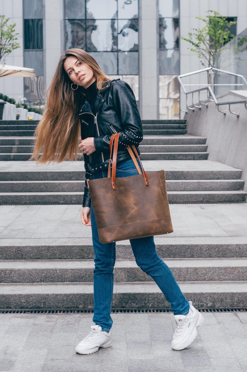 Women's Tote Bags - Forest Brown