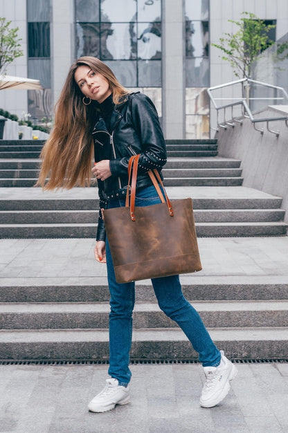 Women's Tote Bags - Forest Brown