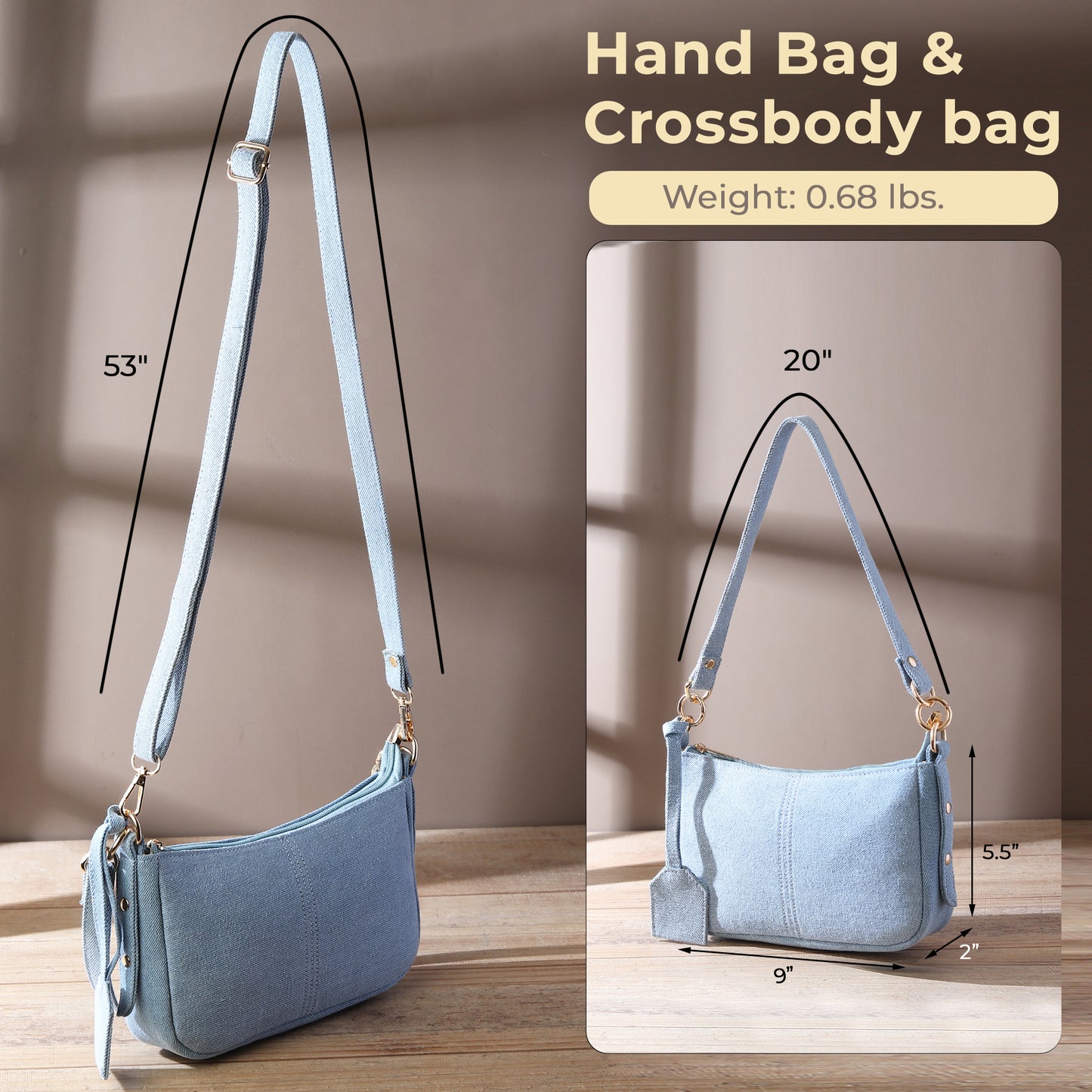 Baguette Bag with Long Sling